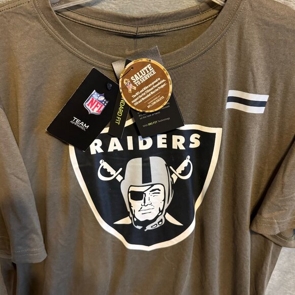Brand new w/Tags Nike Las Vegas Raiders Salute to Service Dri-Fit T-shirt L - Picture 2 of 6